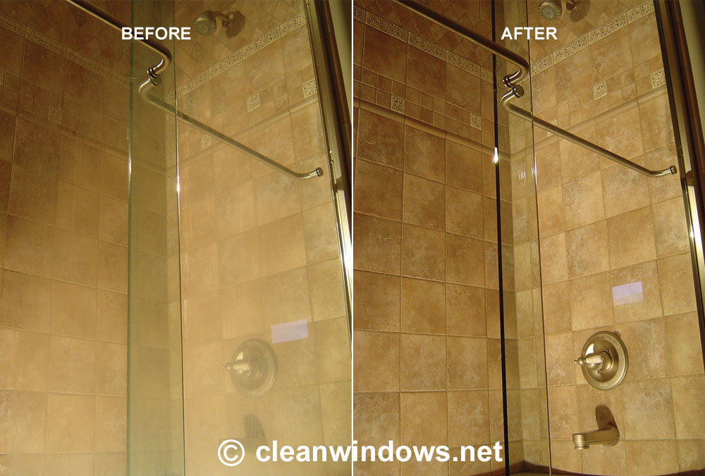 Brite and Clean Windows - Shower Door Cleaning and Water Stain Removal